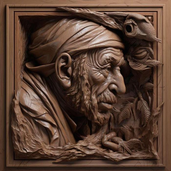 نموذج ثلاثي الأبعاد لآلة CNC 3D Art 